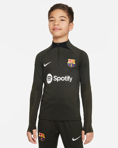 FC Barcelona Junior 2023/2024 Trainingsoberteil – Khaki - Footkorner