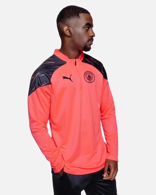 Haut d'entrainement Manchester City - Rose/Noir - Footkorner