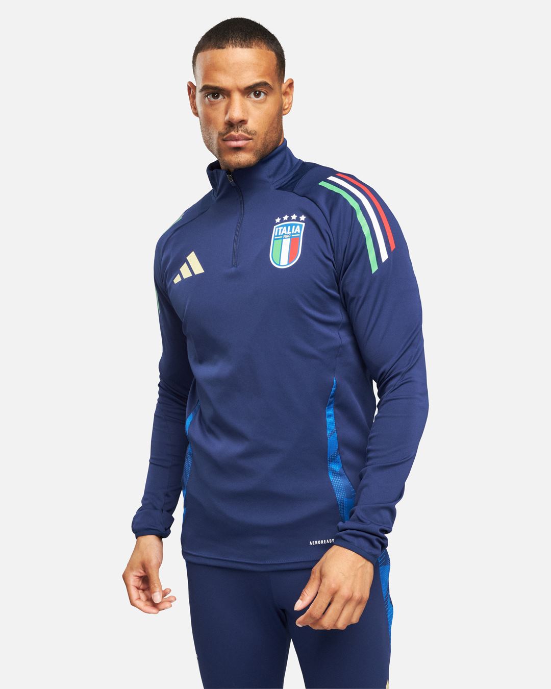Haut d'entrainement Italie 2024 - Bleu