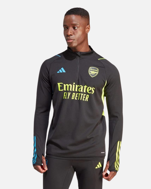 Haut d'entrainement Arsenal 2023/2024 - Noir/Bleu/Jaune - Footkorner