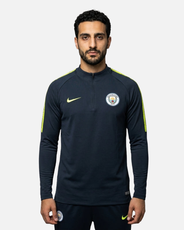 FootkornerManchester City Trainingsoberteil - Obsidianblau/Grün - 2018/2019