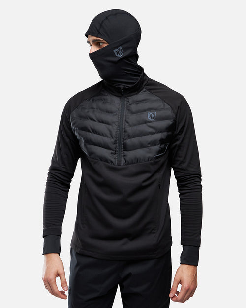 Haut FK Rocks 1/2 Zip Cagoule Intégrée - Noir - Footkorner