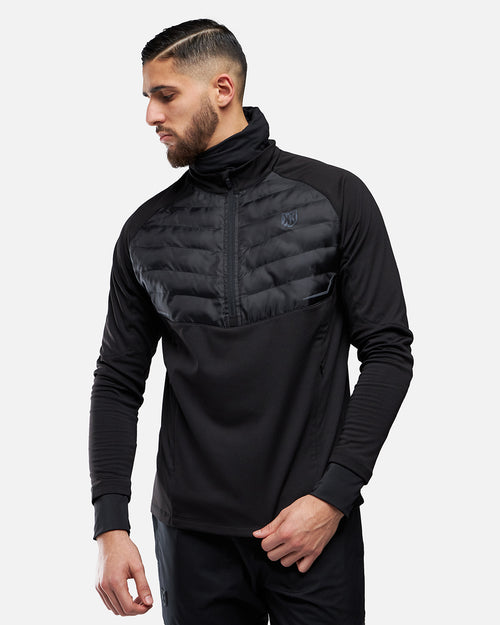 Haut FK Rocks 1/2 Zip Cagoule Intégrée - Noir - Footkorner