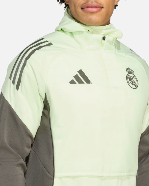 Real Madrid Tiro 25 Competition Winter Top - Yellow/Green - Footkorner