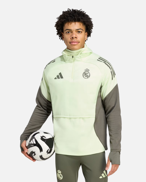 Real Madrid Tiro 25 Competition Winter Top - Yellow/Green - Footkorner