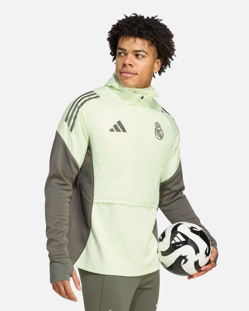 Real Madrid Tiro 25 Competition Winter Top - Yellow/Green - Footkorner