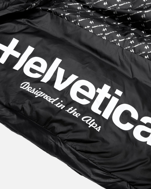 Helvetica Silver 2 Down Jacket - Black - Footkorner