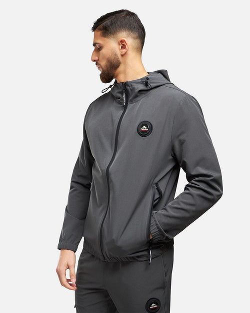 Veste à capuche Helvetica Neptune - Gris - Footkorner