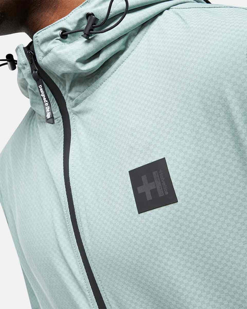 Veste à capuche Helvetica Comet - Vert - Footkorner