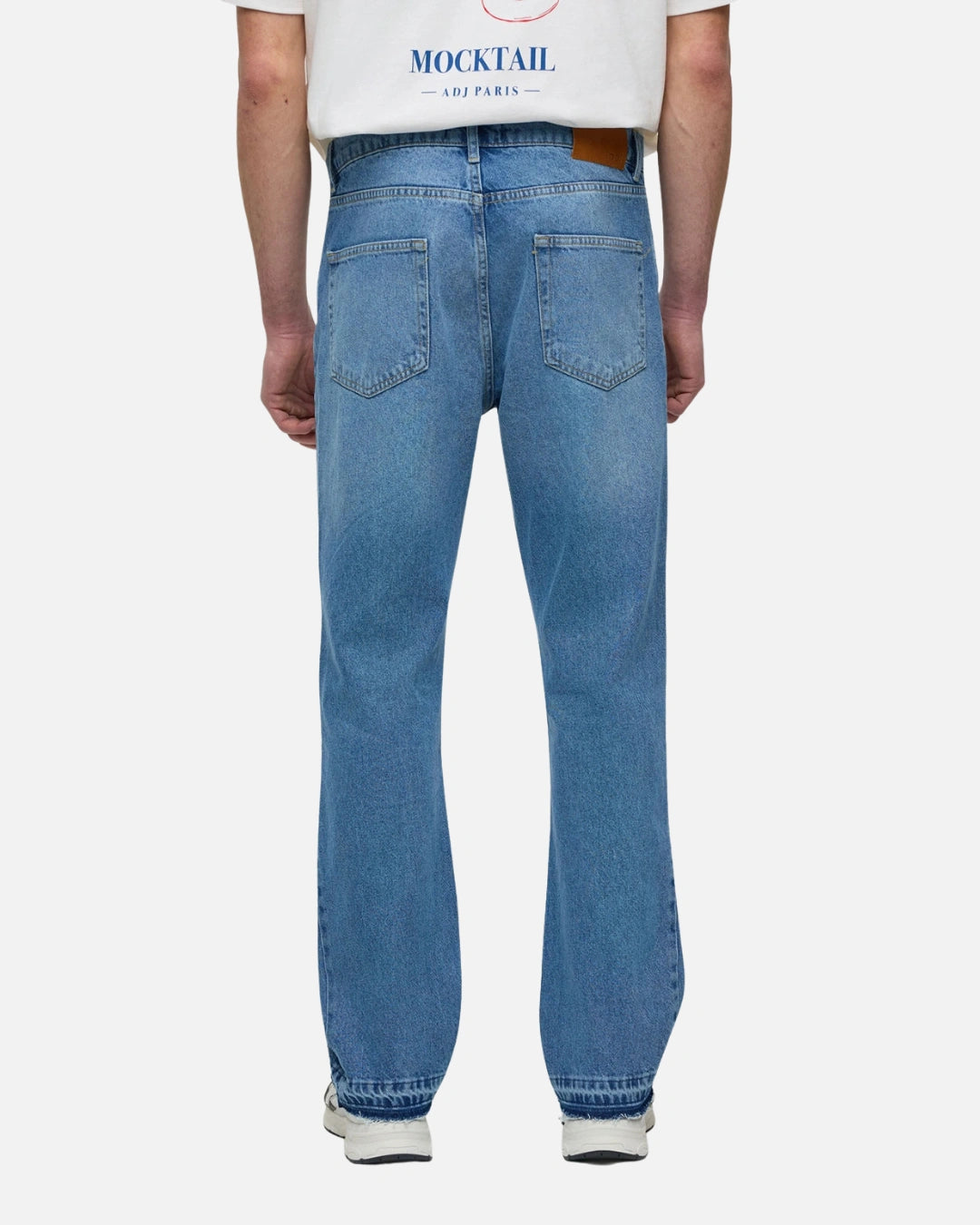FootkornerJean ADJ Gusset Panel Straight Fit - Bleu