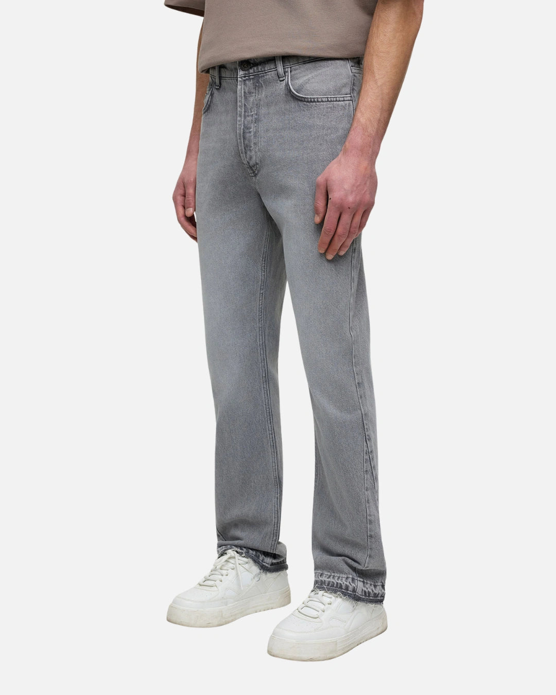 FootkornerJean ADJ Gusset Panel Straight Fit - Gris