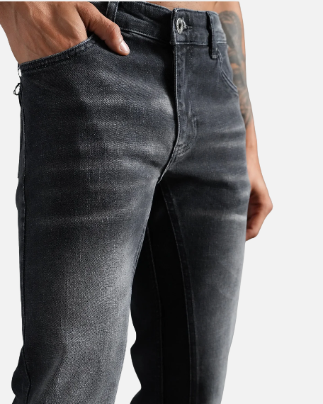 FootkornerJeans Flare Fit Ikao - Noir