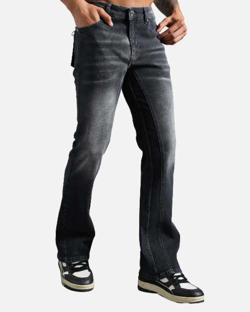 Jeans Flare Fit Ikao - Noir - Footkorner