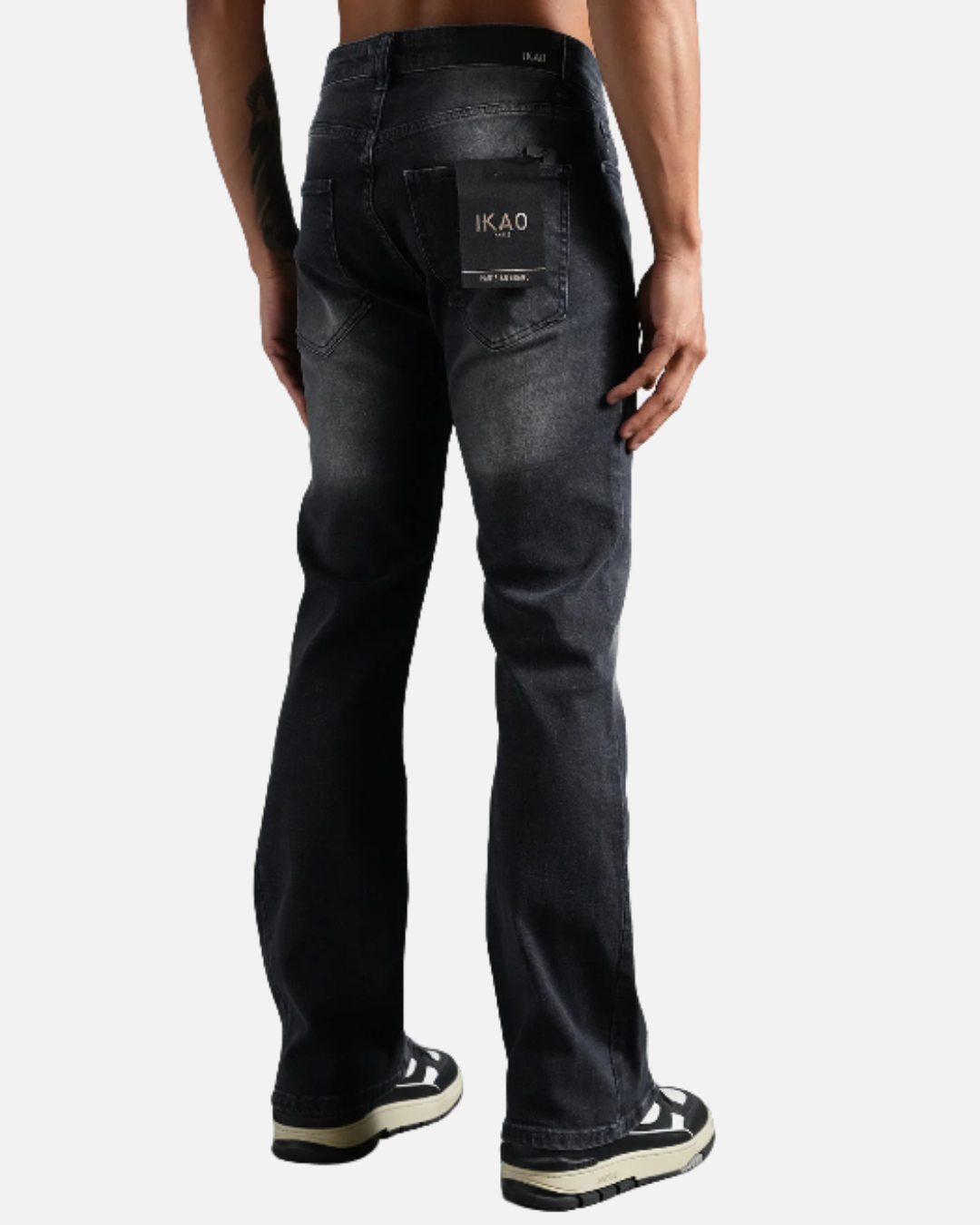 FootkornerJeans Flare Fit Ikao - Noir