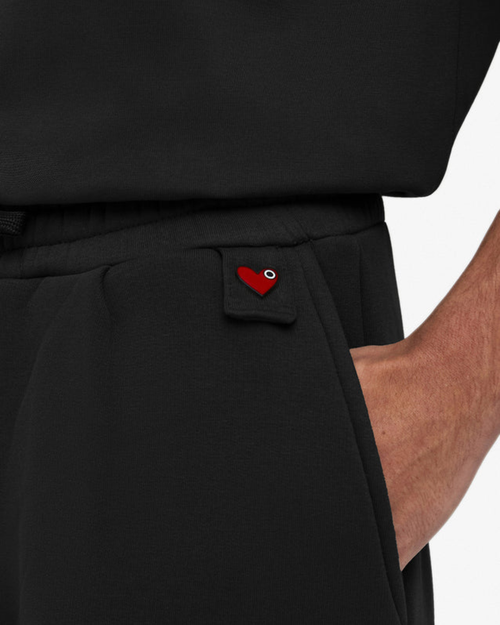 Jogging ADJ Effetto Neoprene - Nero - Footkorner