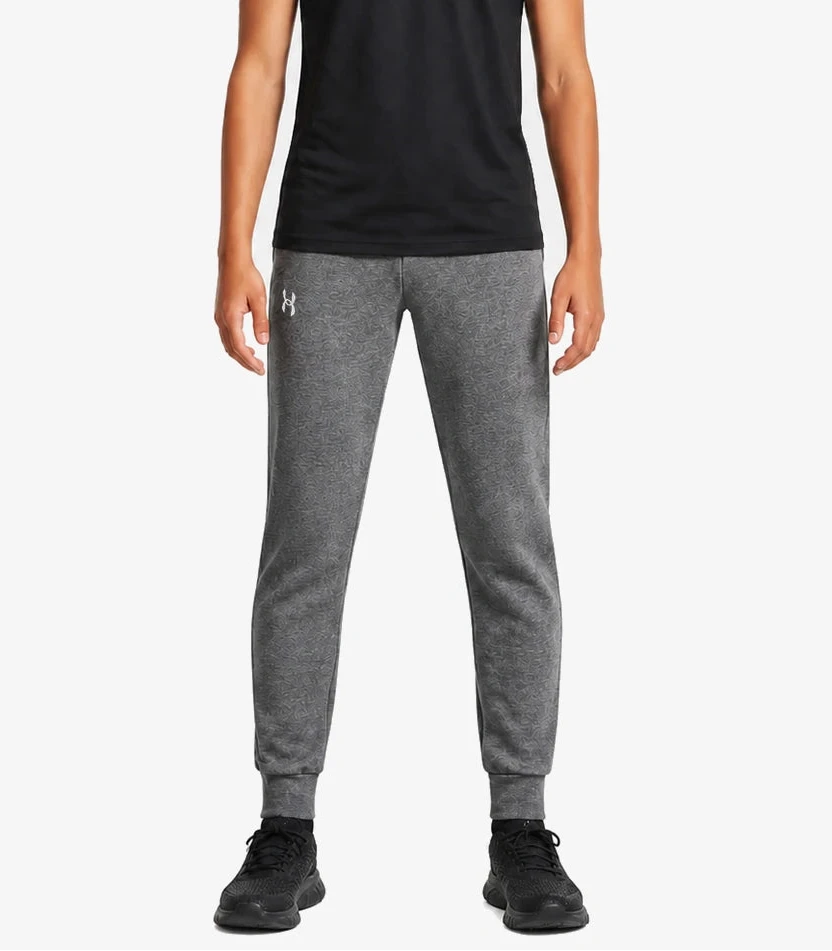 Pantalón Under Armour Running Rival Fleece Junior - Negro - Footkorner - Footkorner