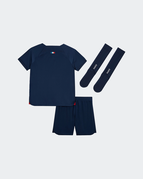Kit PSG domicile 2023/2024 Bébé - Bleu - Footkorner