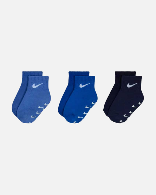 3er-Pack Nike Baby Socken - Blau - Footkorner