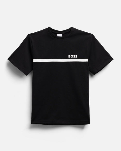 Lot de deux t-shirts Hugo Boss Junior - Blanc/Noir - Footkorner
