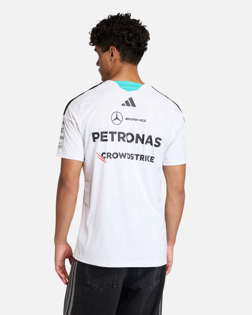 Adidas Mercedes AMG Petronas Formula 1 Team Piloten-Trikot - Weiß - Footkorner