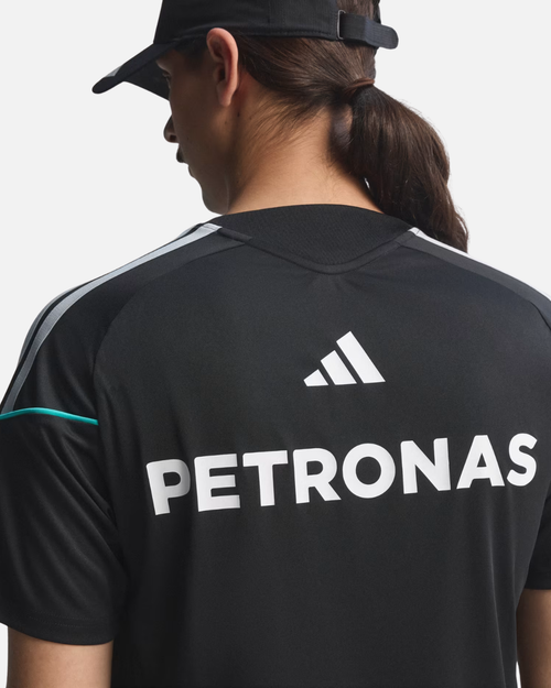 Adidas Mercedes AMG Petronas Formel-1-Team-Mechanikertrikot - Schwarz/Blau - Footkorner