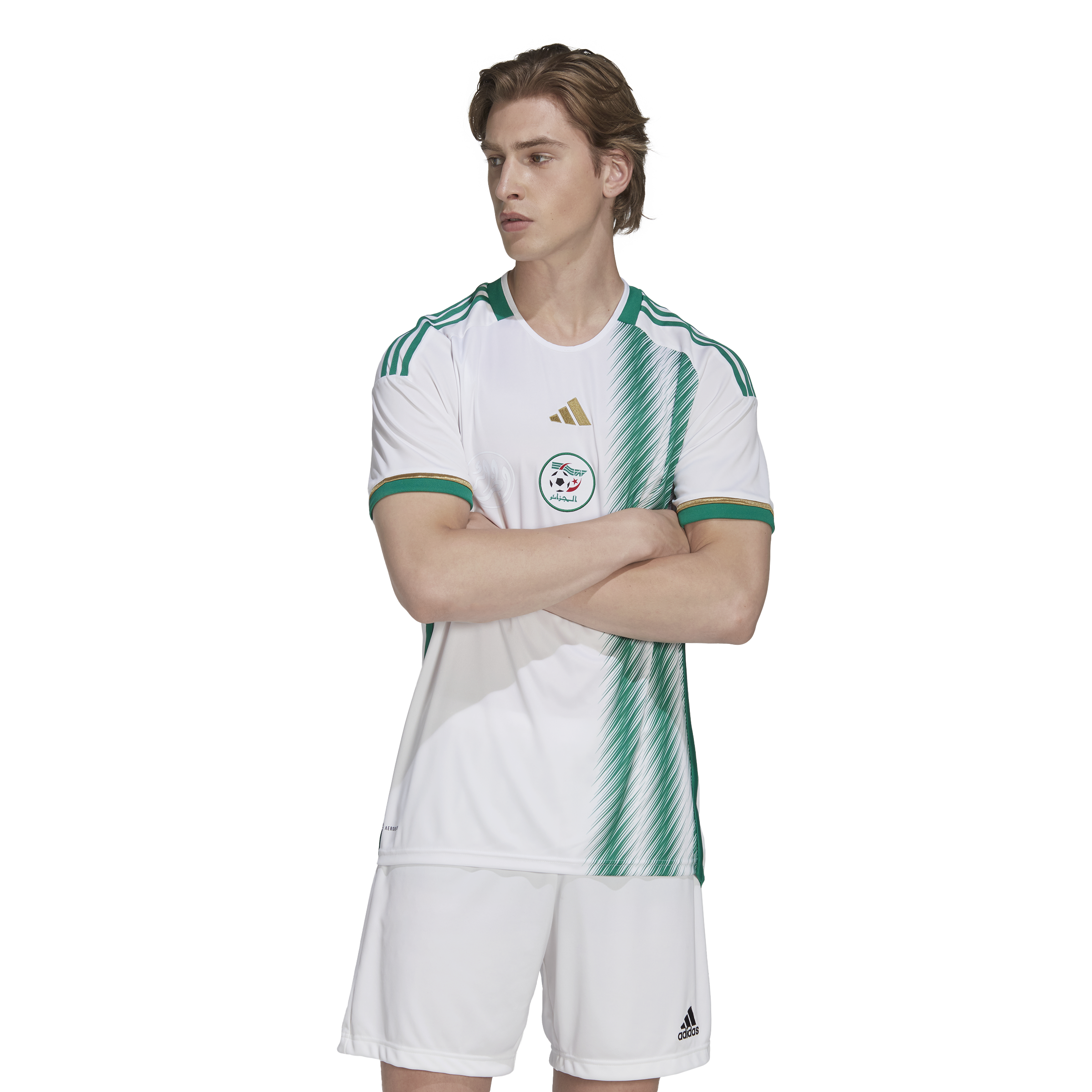 Maillot Algérie Domicile 2022 - Blanc/Vert