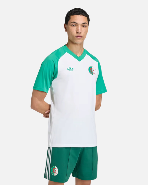 Maillot d'entraînement Algérie Coupe du monde 2026 - Blanc/Vert - Footkorner