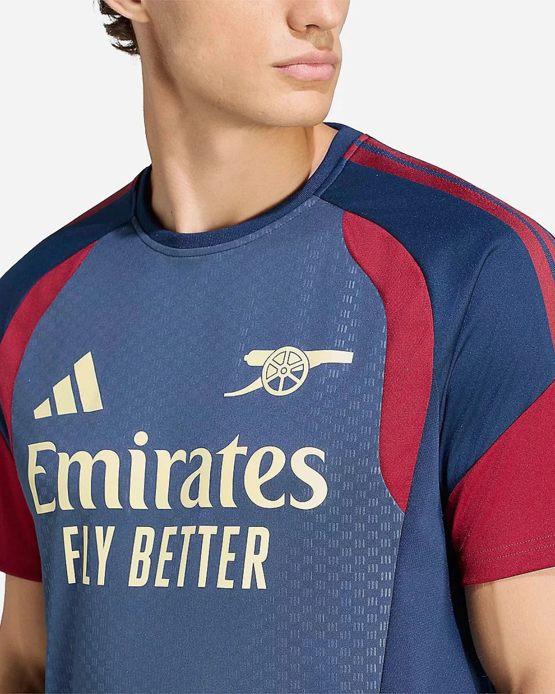 FootkornerArsenal FC 2026/2027 Tiro Cup Trainingsshirt - Blau/Rot