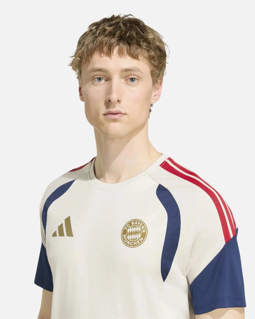 Maillot d'entraînement Bayern Munich 2026-2027 - Beige/Bleu/Rouge - Footkorner