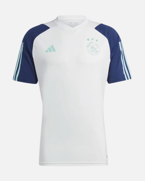 Maglia da allenamento dell'Ajax Amsterdam - Bianco/Blu - Footkorner