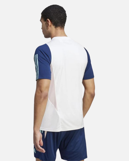 Maglia da allenamento dell'Ajax Amsterdam - Bianco/Blu - Footkorner