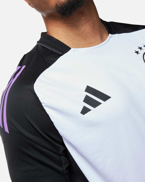 Deutschland 2024 Trainingsshirt – Weiß/Schwarz/Lila - Footkorner