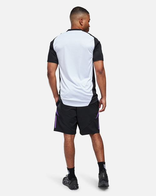 Deutschland 2024 Trainingsshirt – Weiß/Schwarz/Lila - Footkorner