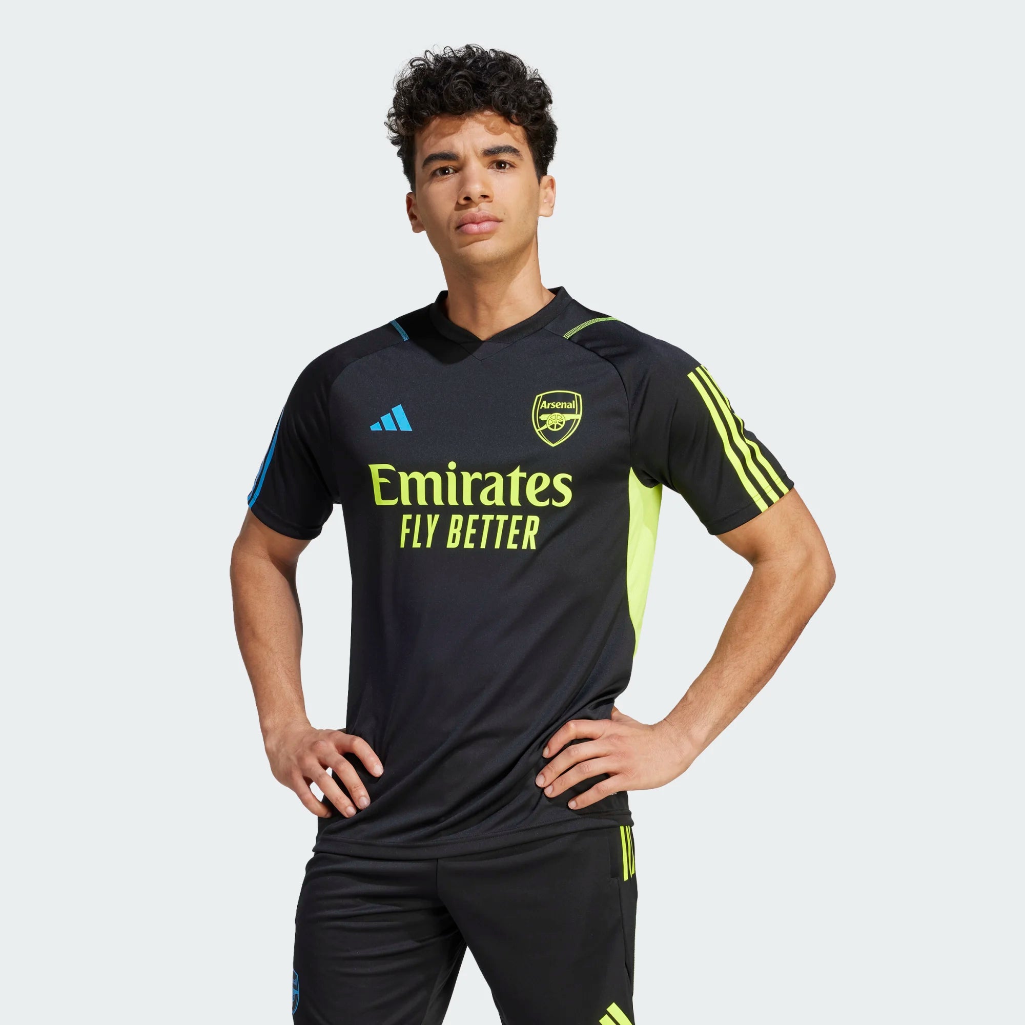 Maillot d'entrainement Arsenal 2023/2024 - Noir/Bleu/Jaune