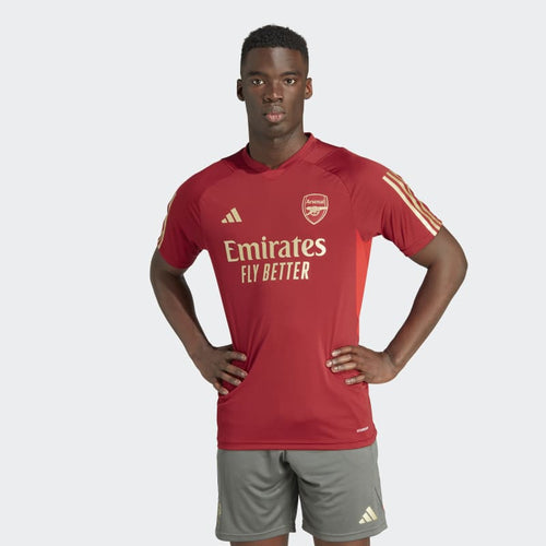 Arsenal training shirt 2023/2024 - Red/Gold - Footkorner