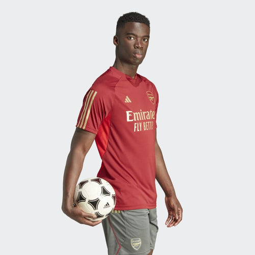 Arsenal training shirt 2023/2024 - Red/Gold - Footkorner