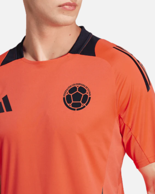 Maillot d'entrainement Colombie - Orange/Noir - Footkorner