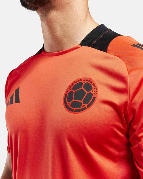 Maillot d'entrainement Colombie - Orange/Noir - Footkorner