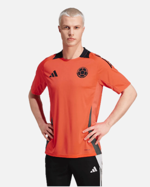 Maillot d'entrainement Colombie - Orange/Noir - Footkorner