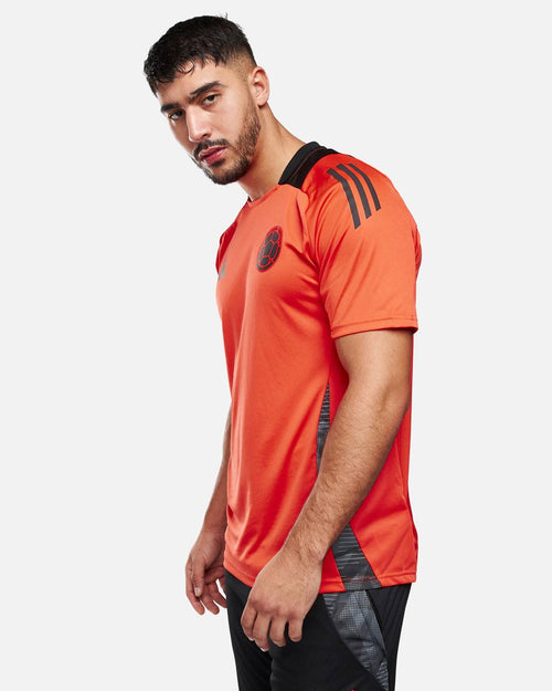 Maillot d'entrainement Colombie - Orange/Noir - Footkorner
