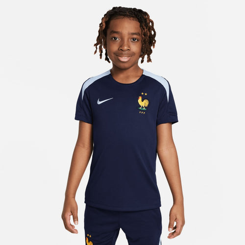 Maillot d'entrainement Equipe de France Junior 2024 - Marine/Bleu - Footkorner