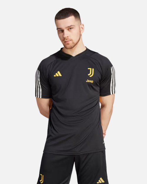 Juventus 2023/2024 Trainingstrikot – Schwarz/Gelb/Weiß - Footkorner