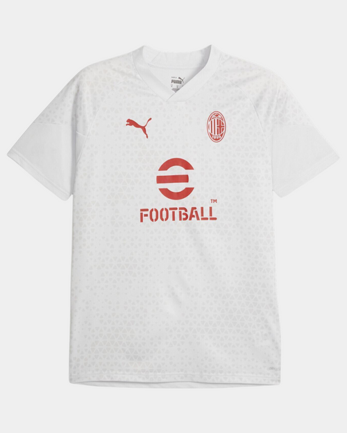 Maillot d'entrainement Milan AC 2023/2024 - Blanc/Rouge - Footkorner