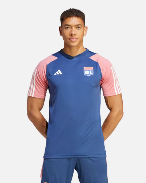 Camiseta de entrenamiento OL 2023/2024 - Azul/Rosa - Footkorner