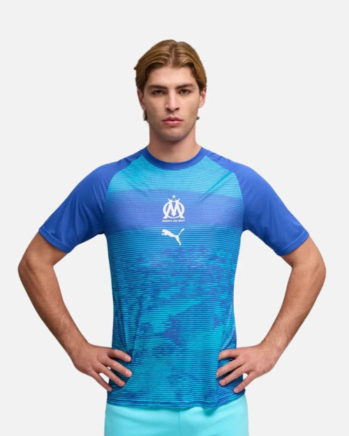 Maillot d'Entrainement OM - Bleu - Footkorner