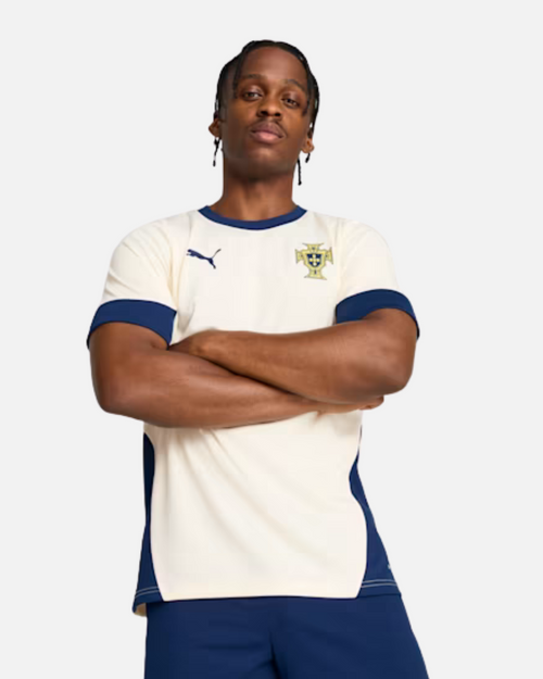 Maillot d'entrainement Portugal 2025 - Blanc/Bleu - Footkorner