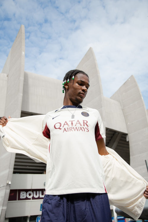PSG training jersey - Beige/Red/Blue - Footkorner