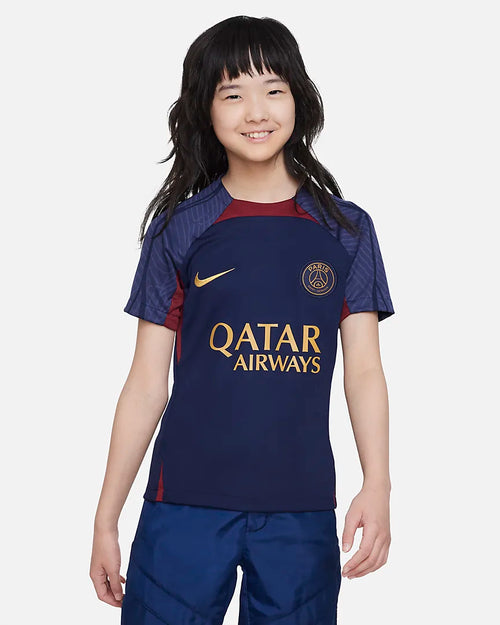 PSG 2023/2024 Junior training jersey - Blue/Gold - Footkorner