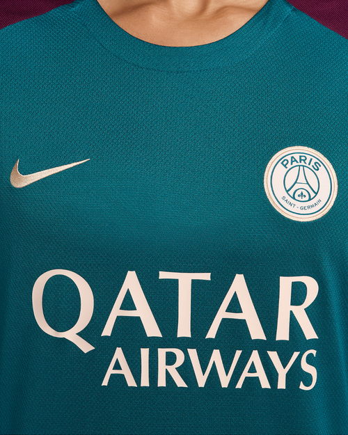 Camiseta entrenamiento PSG 2024/2025 Turquesa/Burdeos - Footkorner