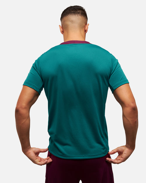 Camiseta entrenamiento PSG 2024/2025 Turquesa/Burdeos - Footkorner